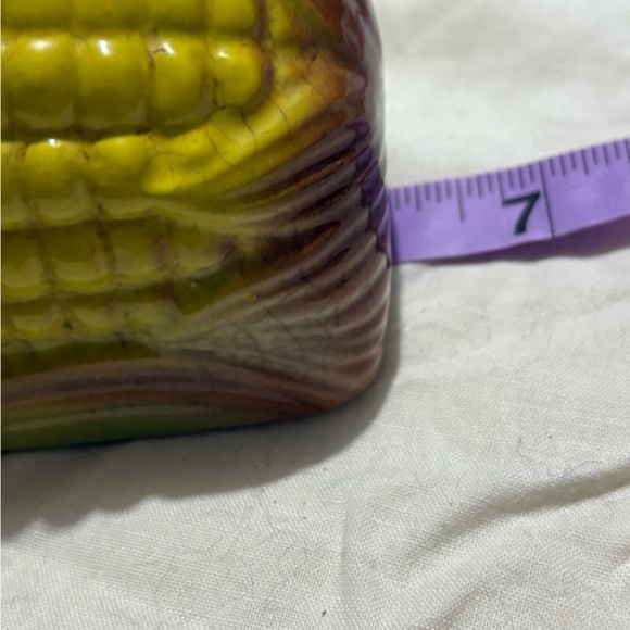 Vintage Corn Shaped Ceramic Butter Dish Topper - Picture 6 of 8